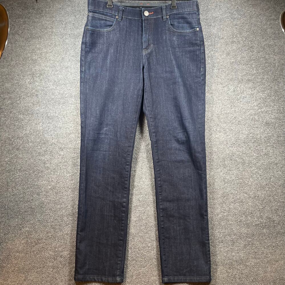 QORtec Performance Denim Jean Men's 32X32 Actual (33X31) Blue Stretch Zip Pocket